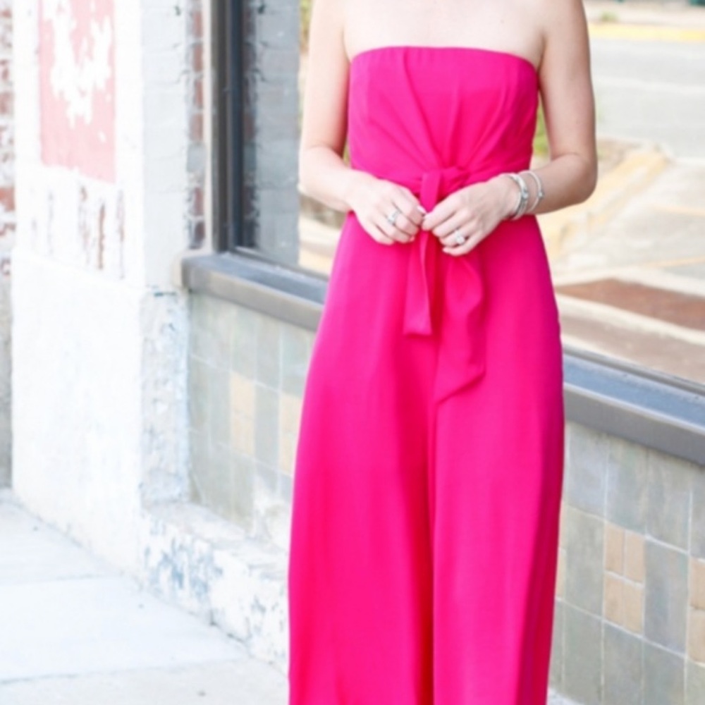 Maeve fuchsia midi jumpsuit size 12, worn once